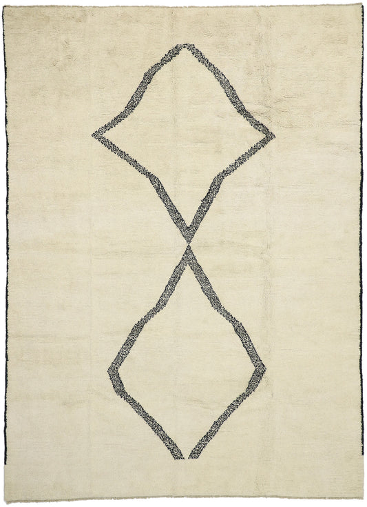 10 x 14 Modern Moroccan Area Rug 80535