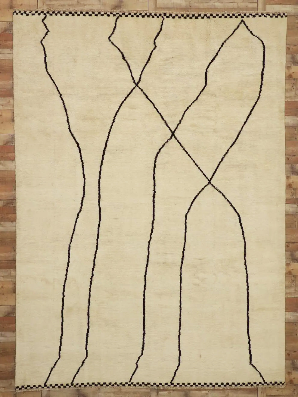 10 x 14 Modern Moroccan Rug 80499