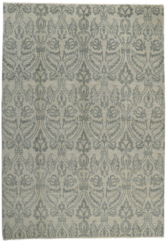 10 x 14 Transitional Damask Ikat Rug 30265