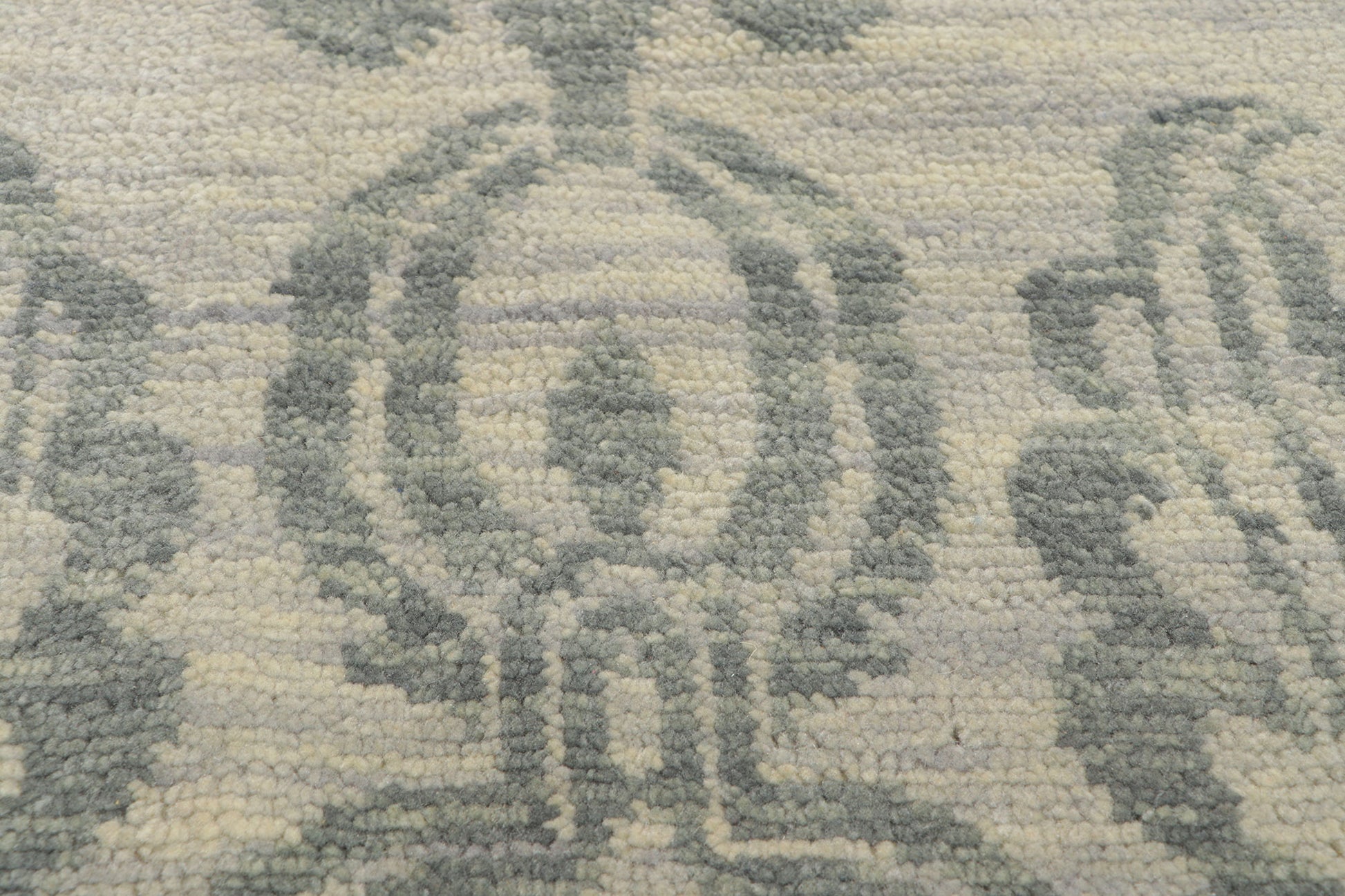 10 x 14 Transitional Damask Ikat Rug 30265