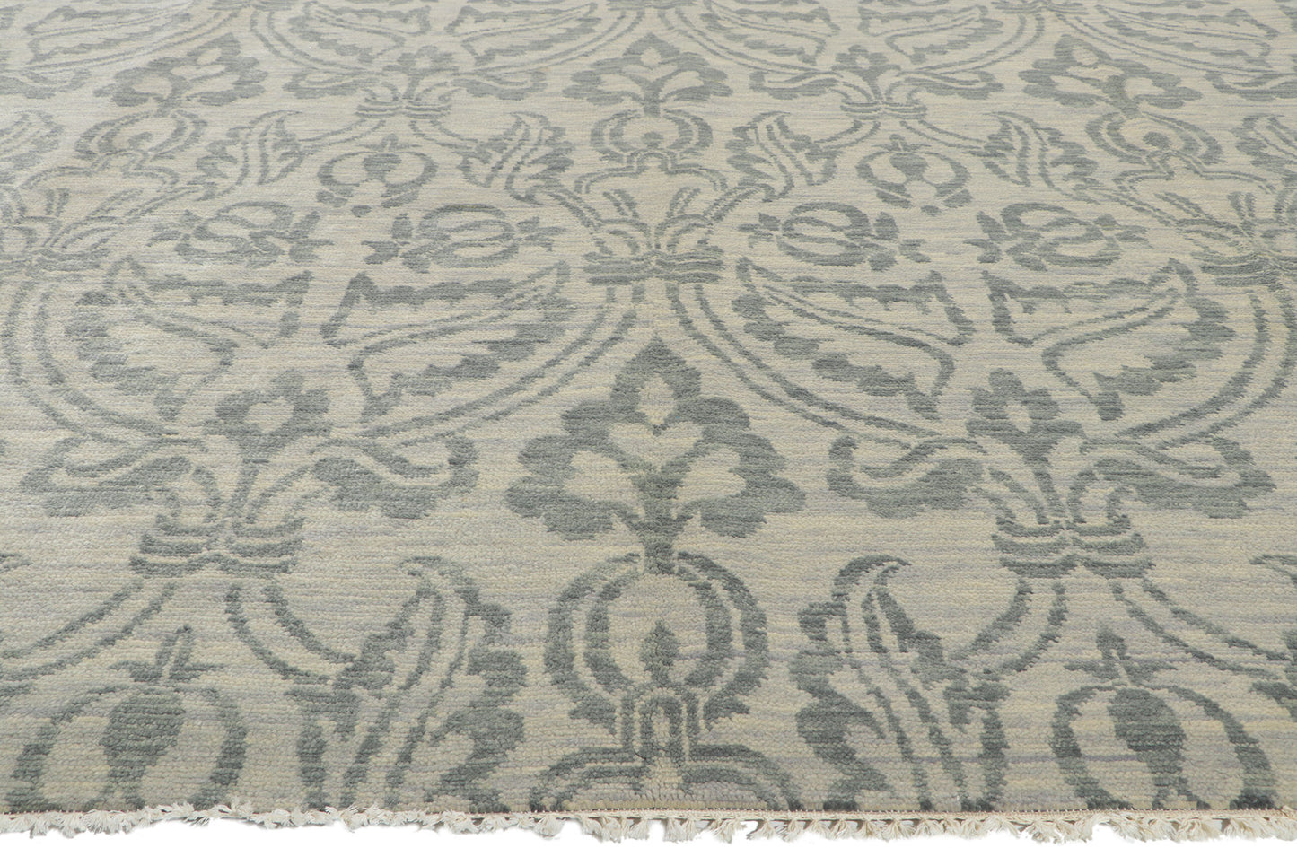 10 x 14 Transitional Damask Ikat Rug 30265