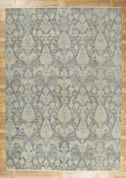 10 x 14 Transitional Ikat Rug 30263