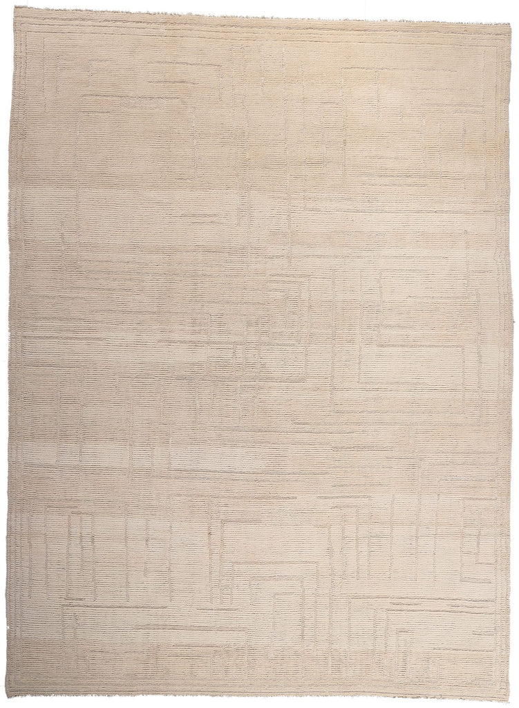 10 x 14 Neutral Moroccan Rug 81006