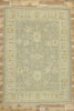 10 x 14 Earth-Tone Turkish Oushak Rug 51520