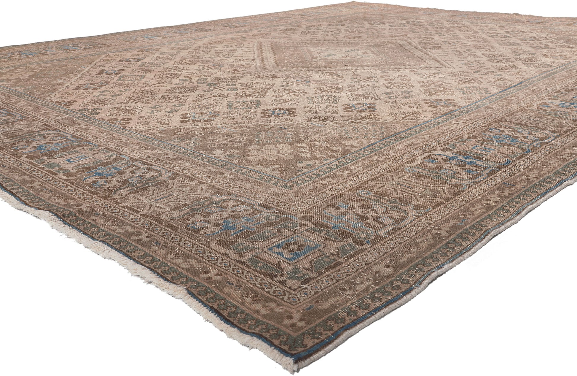 10 x 14 Antique Persian Joshegan Rug 78597