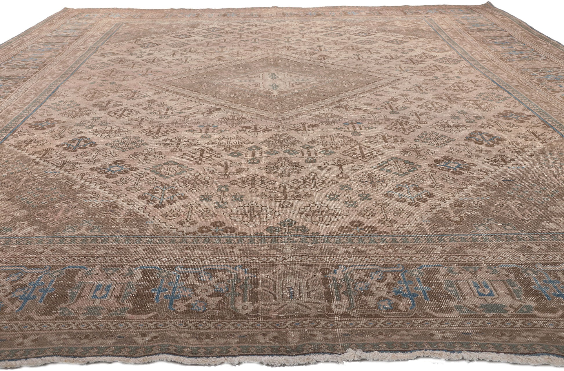 10 x 14 Antique Persian Joshegan Rug 78597