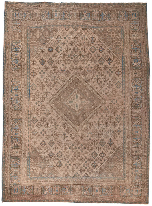 10 x 14 Antique Persian Joshegan Rug 78597