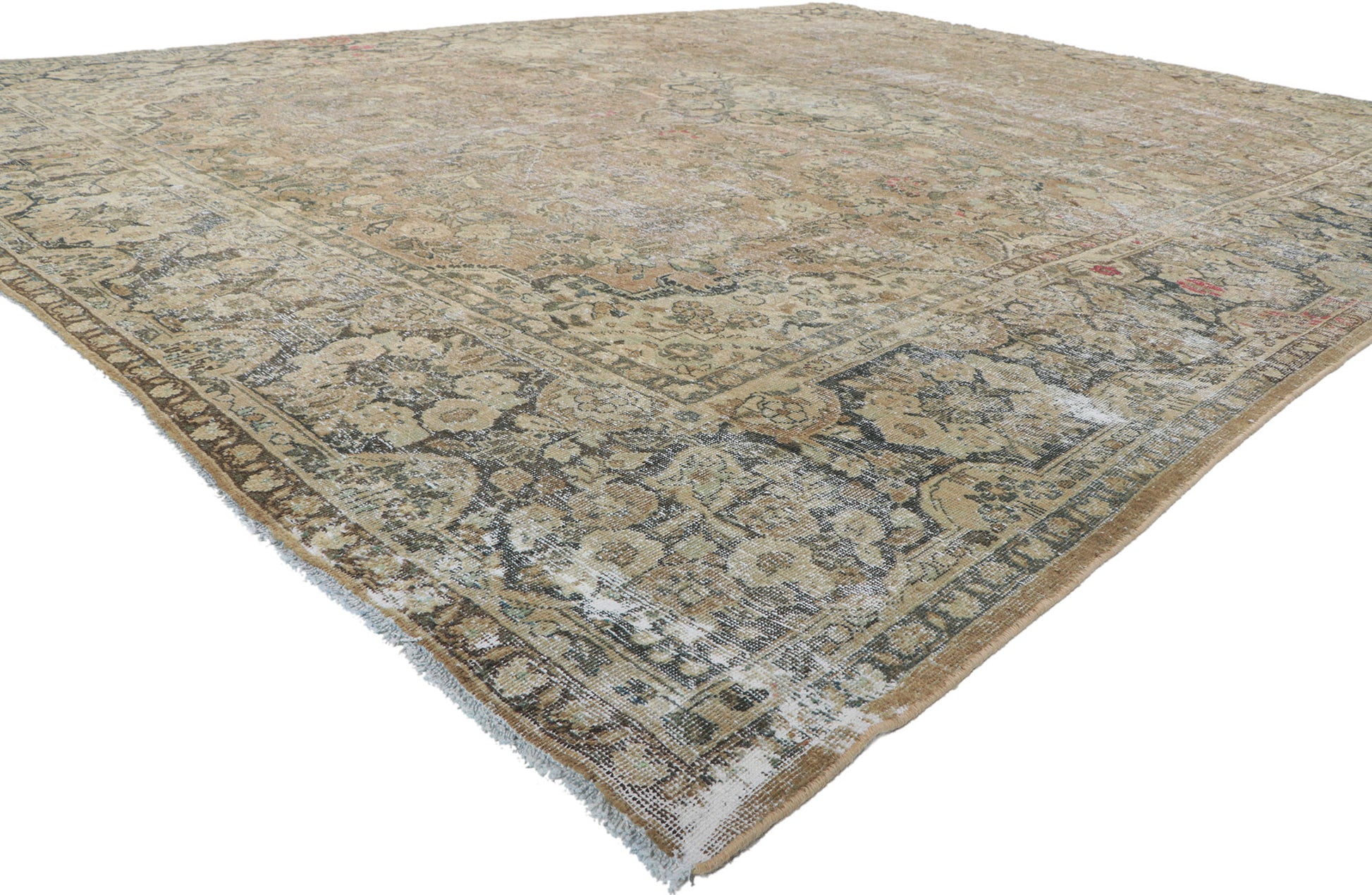 10 x 14 Antique Persian Mahal Rug 60993