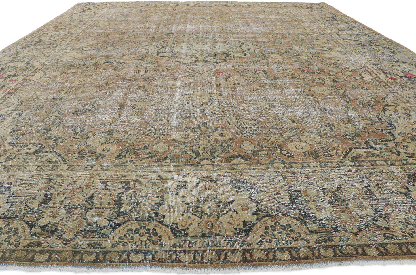 10 x 14 Antique Persian Mahal Rug 60993