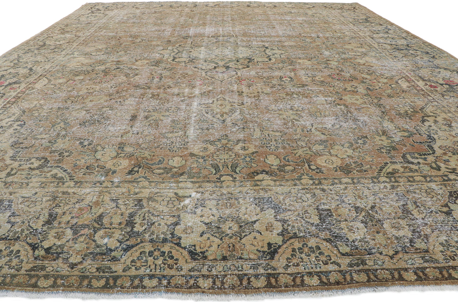 10 x 14 Antique Persian Mahal Rug 60993