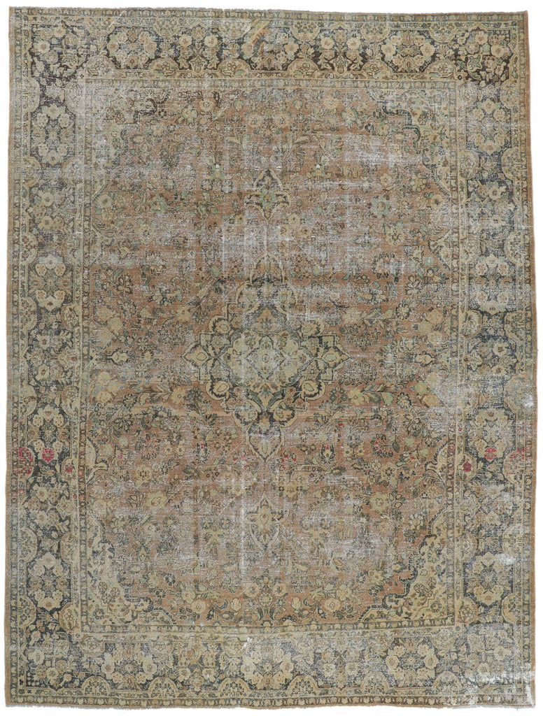 10 x 14 Antique Persian Mahal Rug 60993