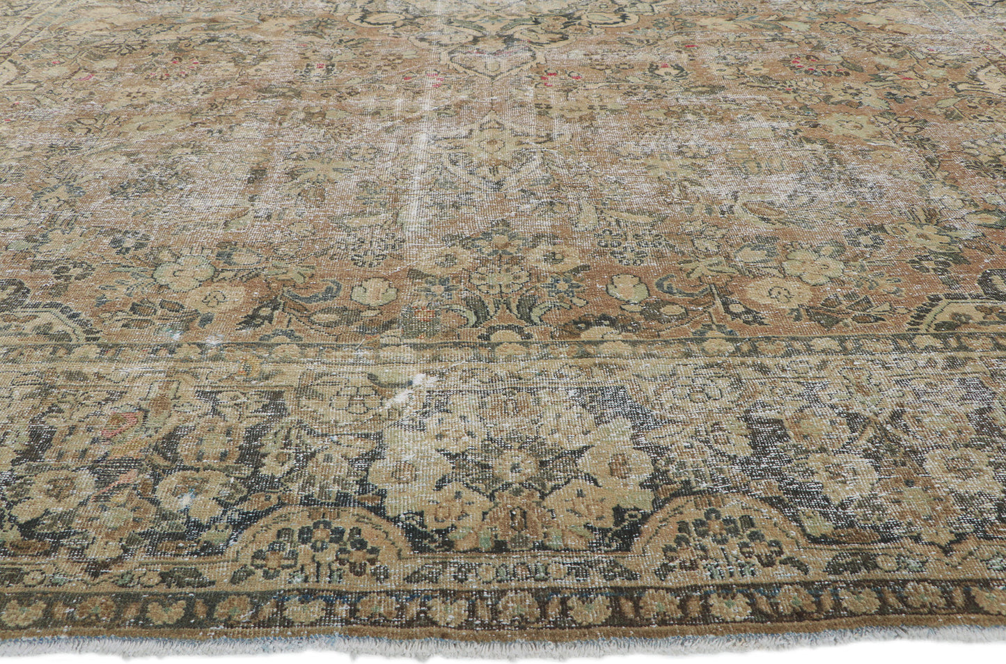10 x 14 Antique Persian Mahal Rug 60993