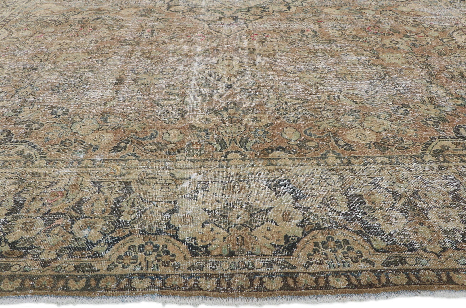 10 x 14 Antique Persian Mahal Rug 60993
