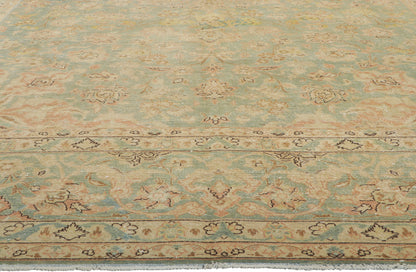 10 x 14 Vintage Persian Kashan Rug 61006