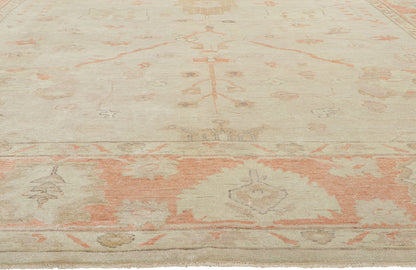 10 x 14 Vintage-Inspired Oushak Rug 30108