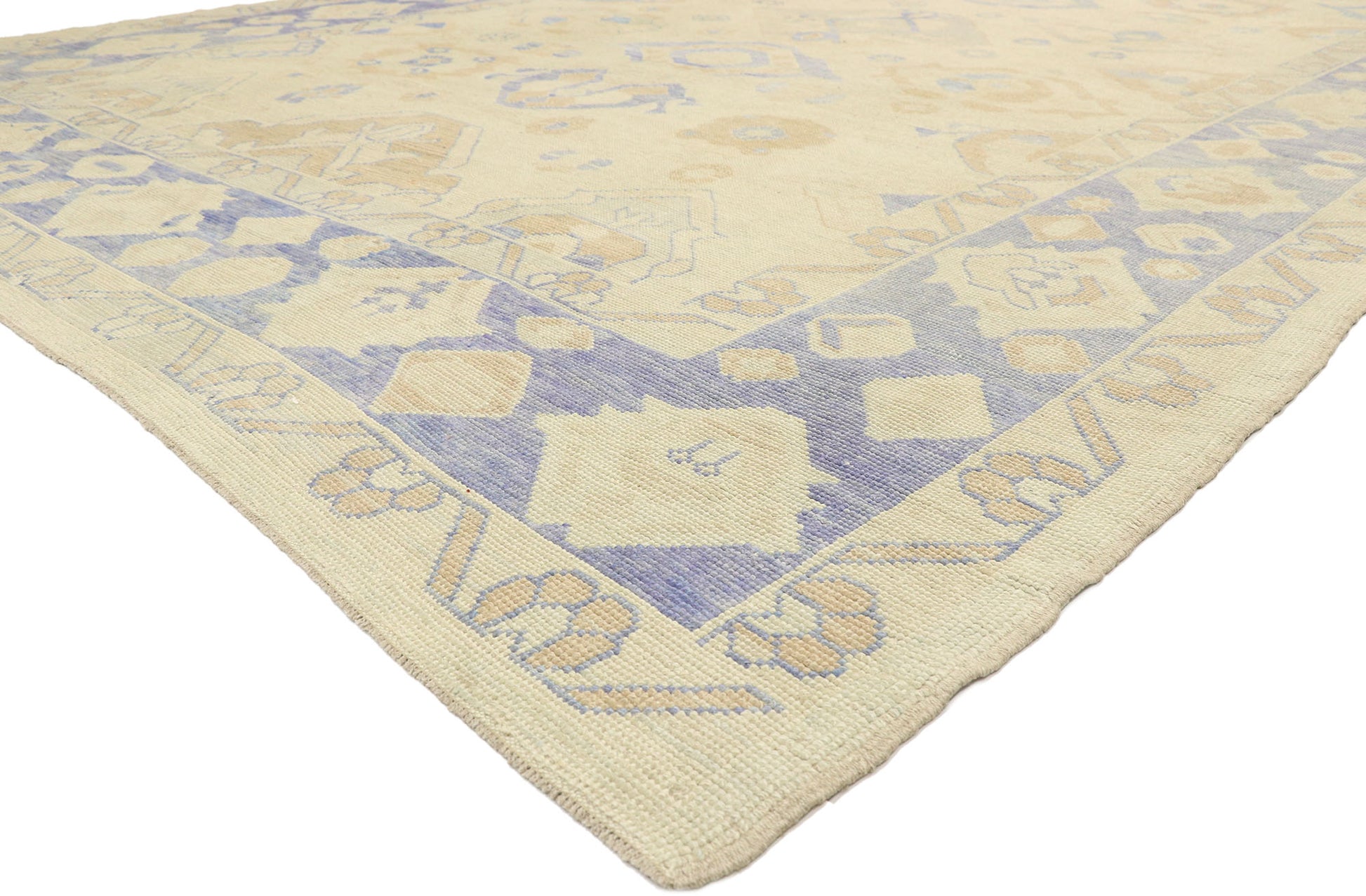 10 x 15 Modern Turkish Oushak Rug 51613
