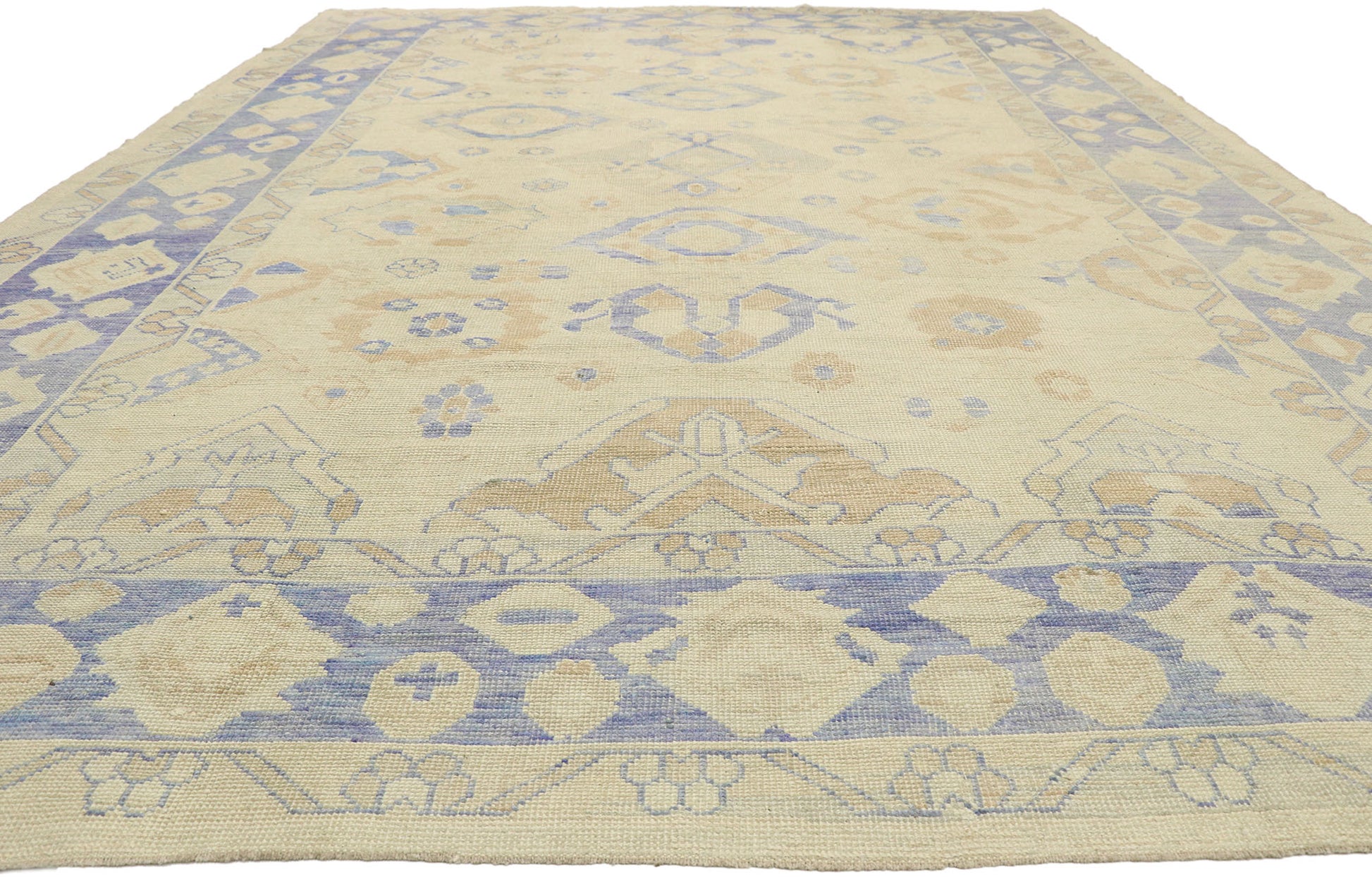 10 x 15 Modern Turkish Oushak Rug 51613