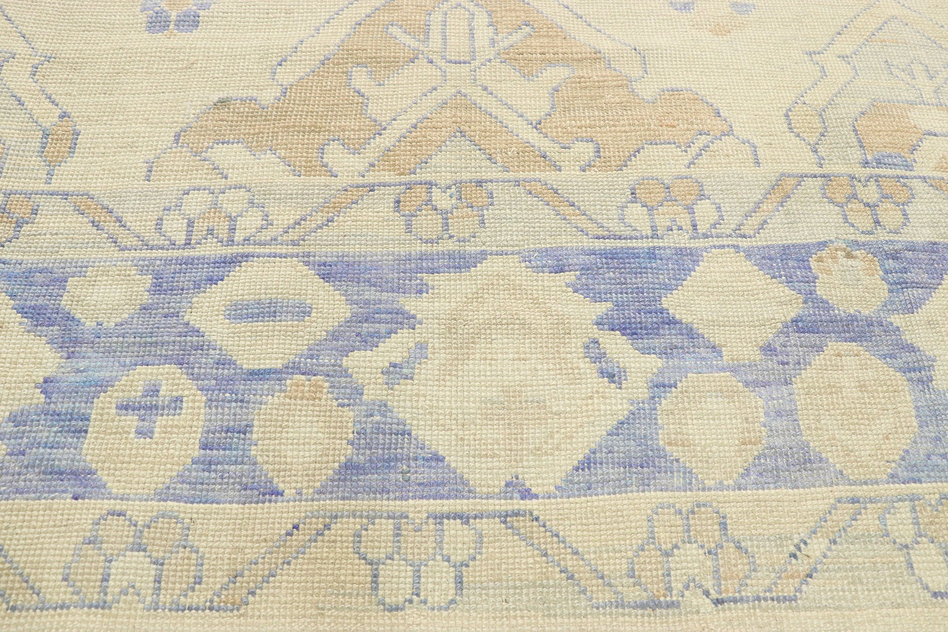 10 x 15 Modern Turkish Oushak Rug 51613