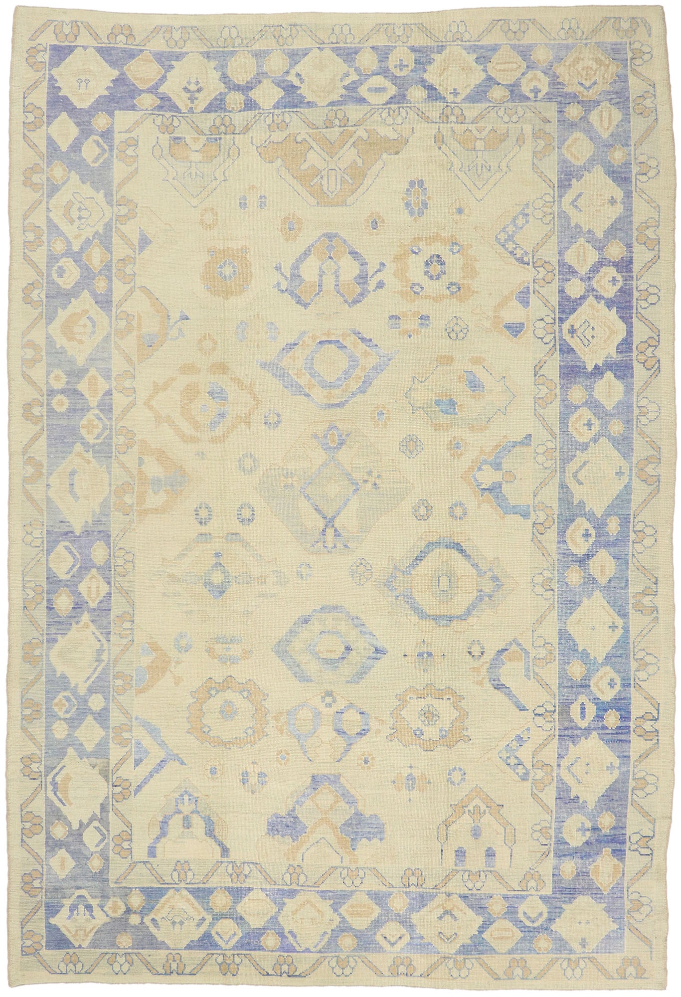 10 x 15 Modern Turkish Oushak Rug 51613