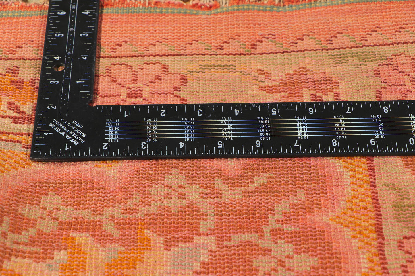 11 x 13 Antique Turkish Oushak Prayer Rug 77400