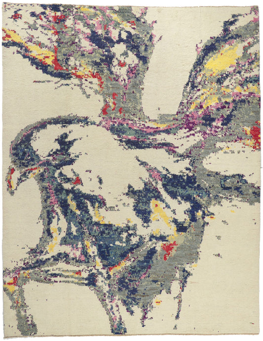 11 x 13 Abstract Eagle Moroccan Rug 80336