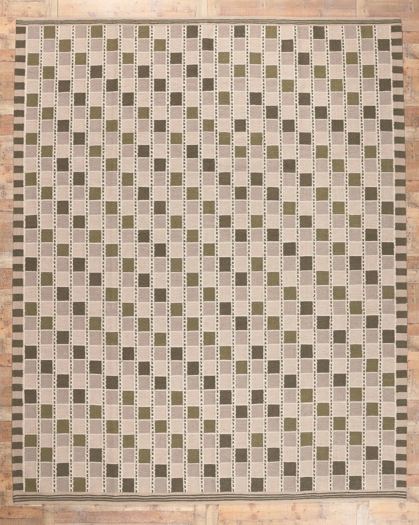 11 x 13 Swedish Inspired Kilim Rug 30953