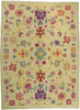 11 x 14 Colorful Turkish Oushak Rug 60658