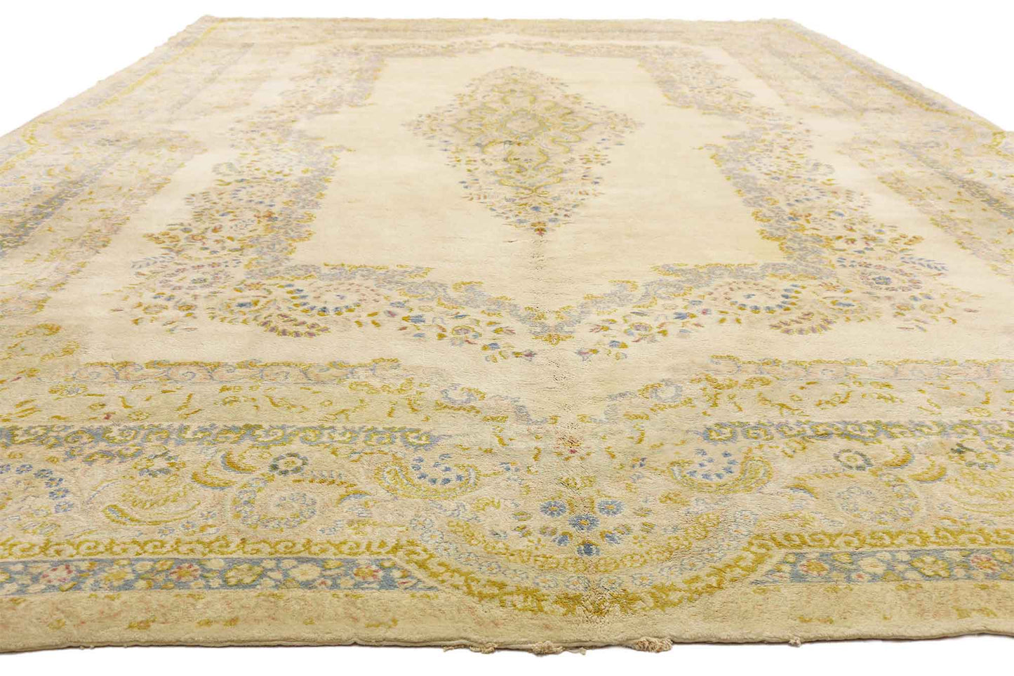 11 x 19 Antique Persian Kerman Rug 71953