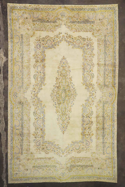 11 x 19 Antique Persian Kerman Rug 71953