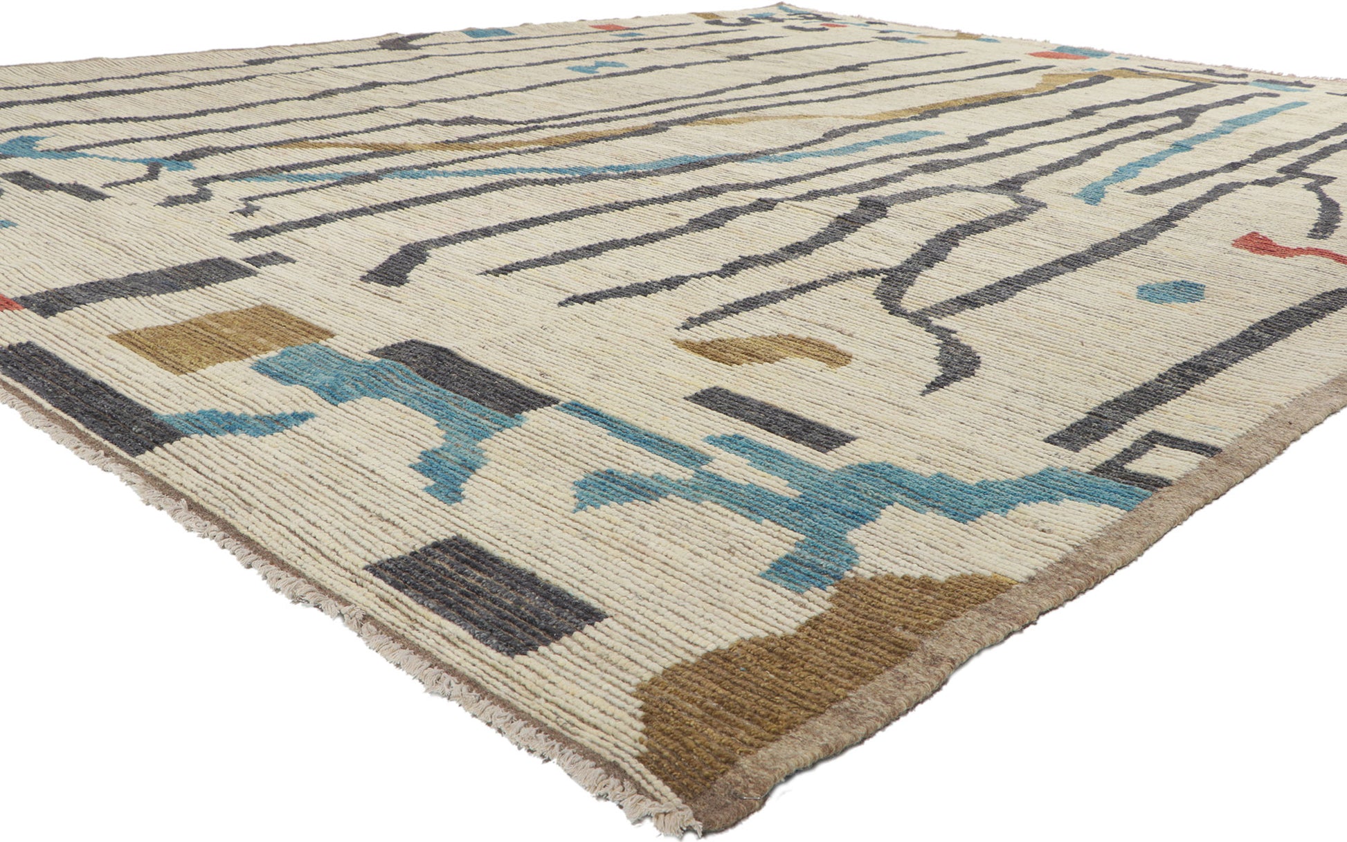 11 x 13 Contemporary Moroccan Rug 80955