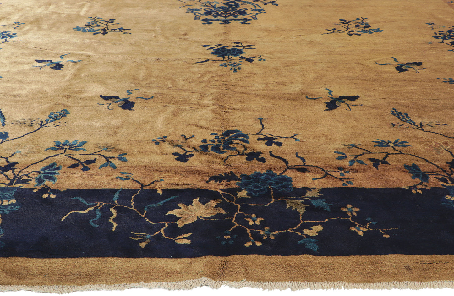 11 x 14 Antique Chinese Peking Rug 72180