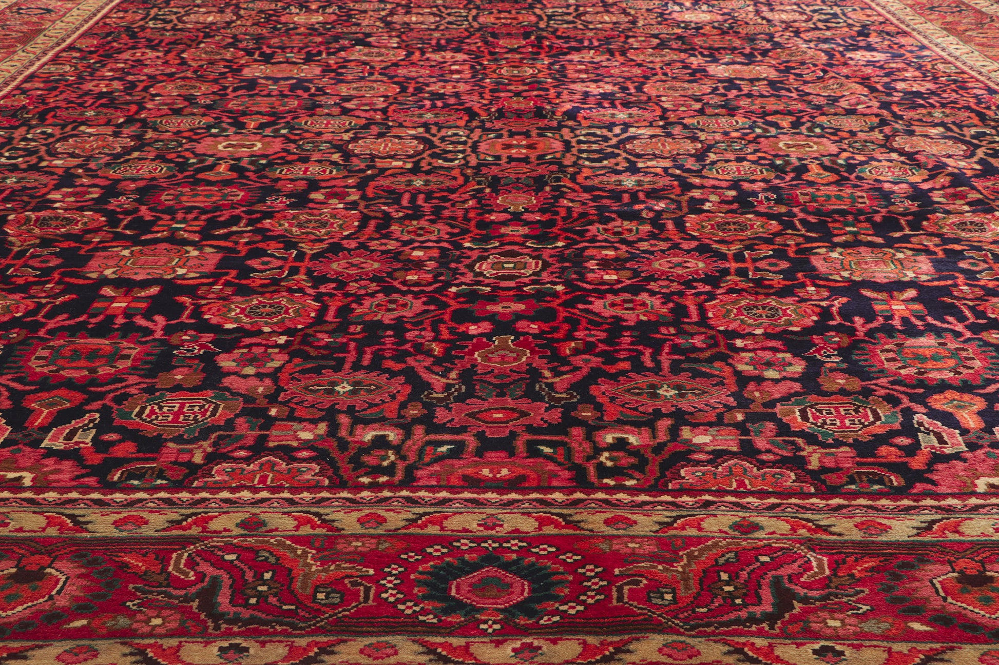 11 x 14 Vintage Persian Malayer Rug 61102
