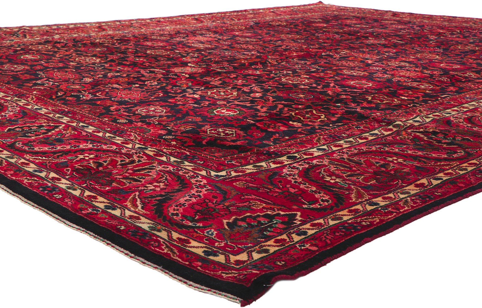 11 x 14 Vintage Persian Malayer Rug 61117