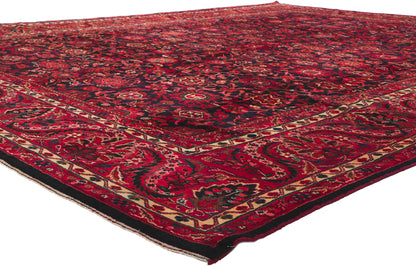11 x 14 Vintage Persian Malayer Rug 61117