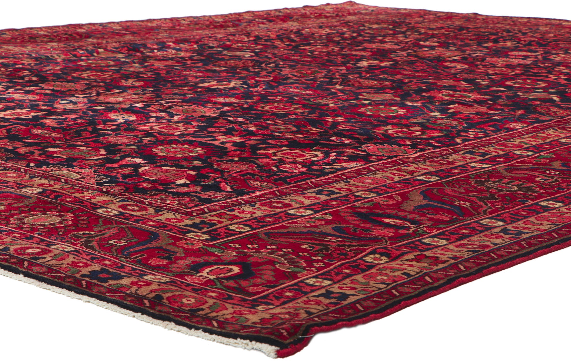 11 x 14 Vintage Persian Malayer Rug 61125