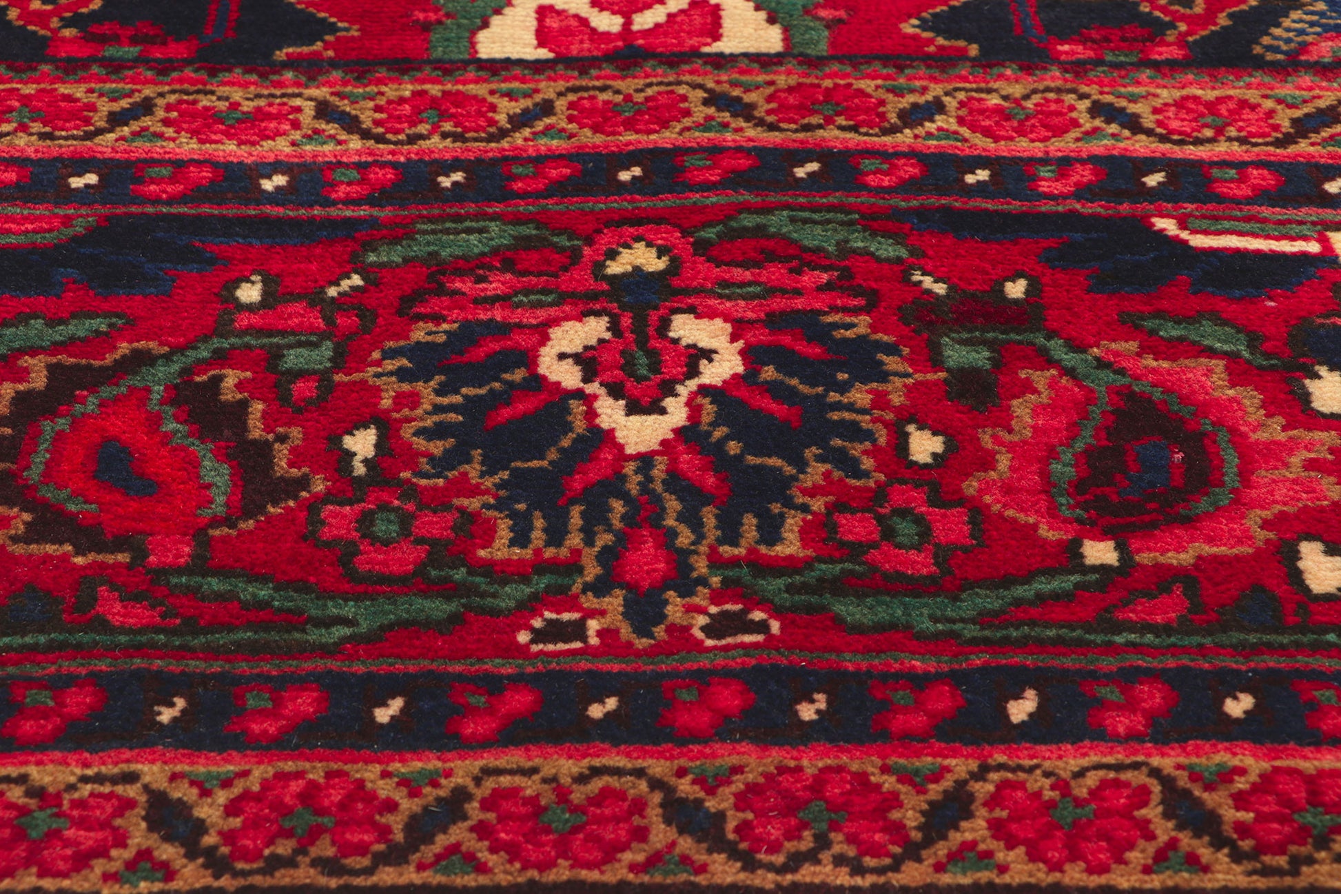 11 x 14 Vintage Persian Malayer Rug 61145