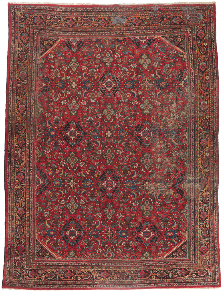 11 x 15 Antique Persian Mahal Rug 78428