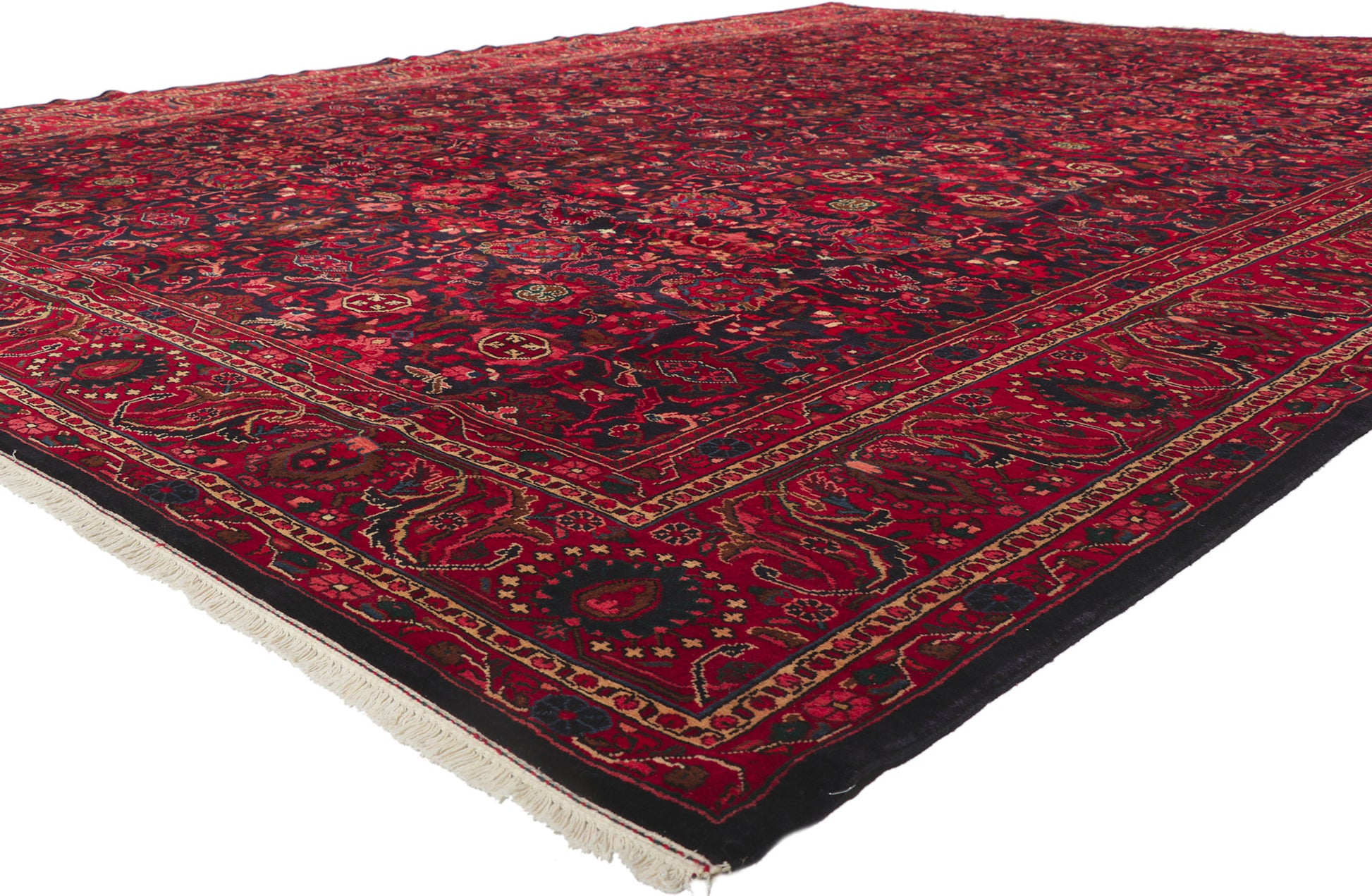 11 x 15 Vintage Persian Malayer Rug 61197