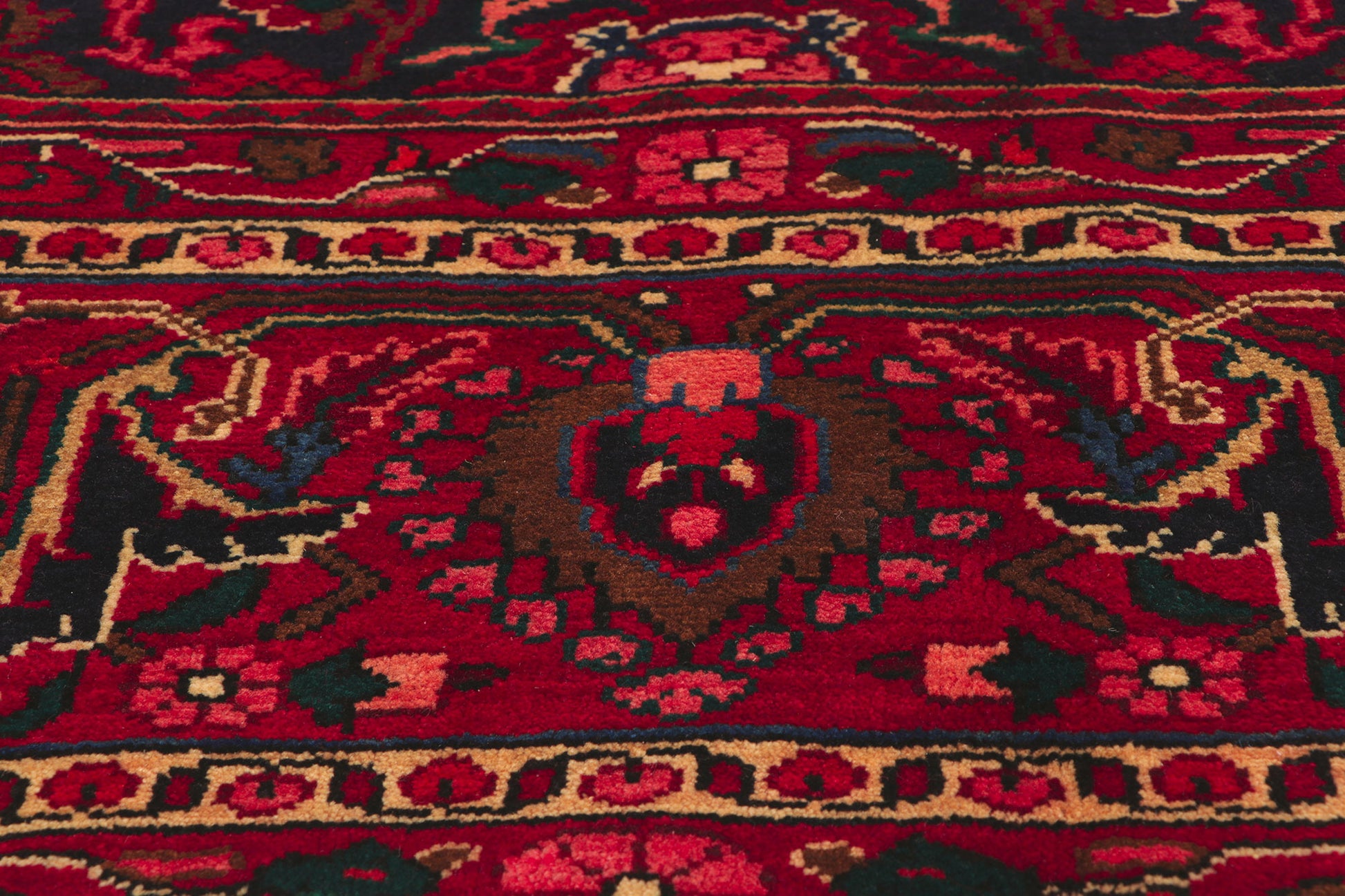 11 x 15 Vintage Persian Malayer Rug 61197