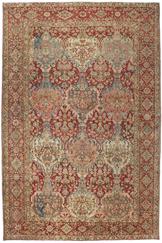11 x 16 Vintage Persian Bakhtiari Rug 61100