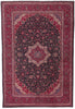 11 x 16 Vintage Persian Mashhad Rug 61204