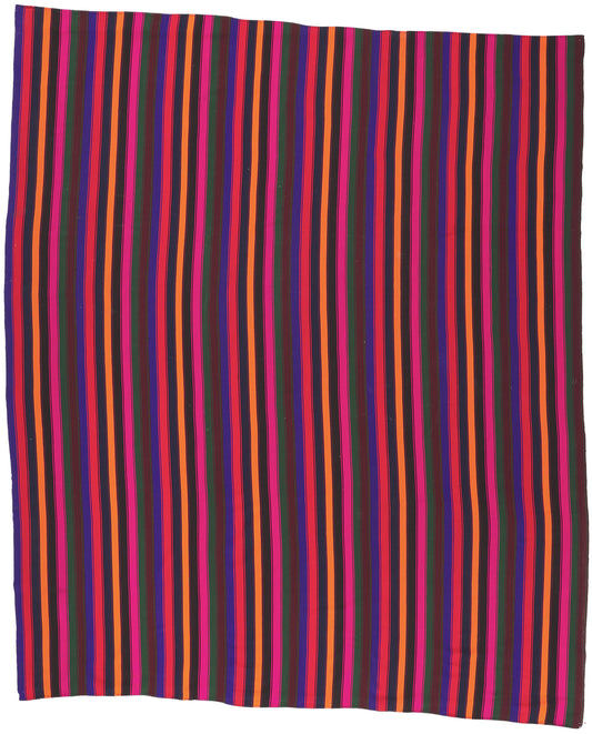 11 x 12 Vintage Turkish Striped Kilim Rug 60741