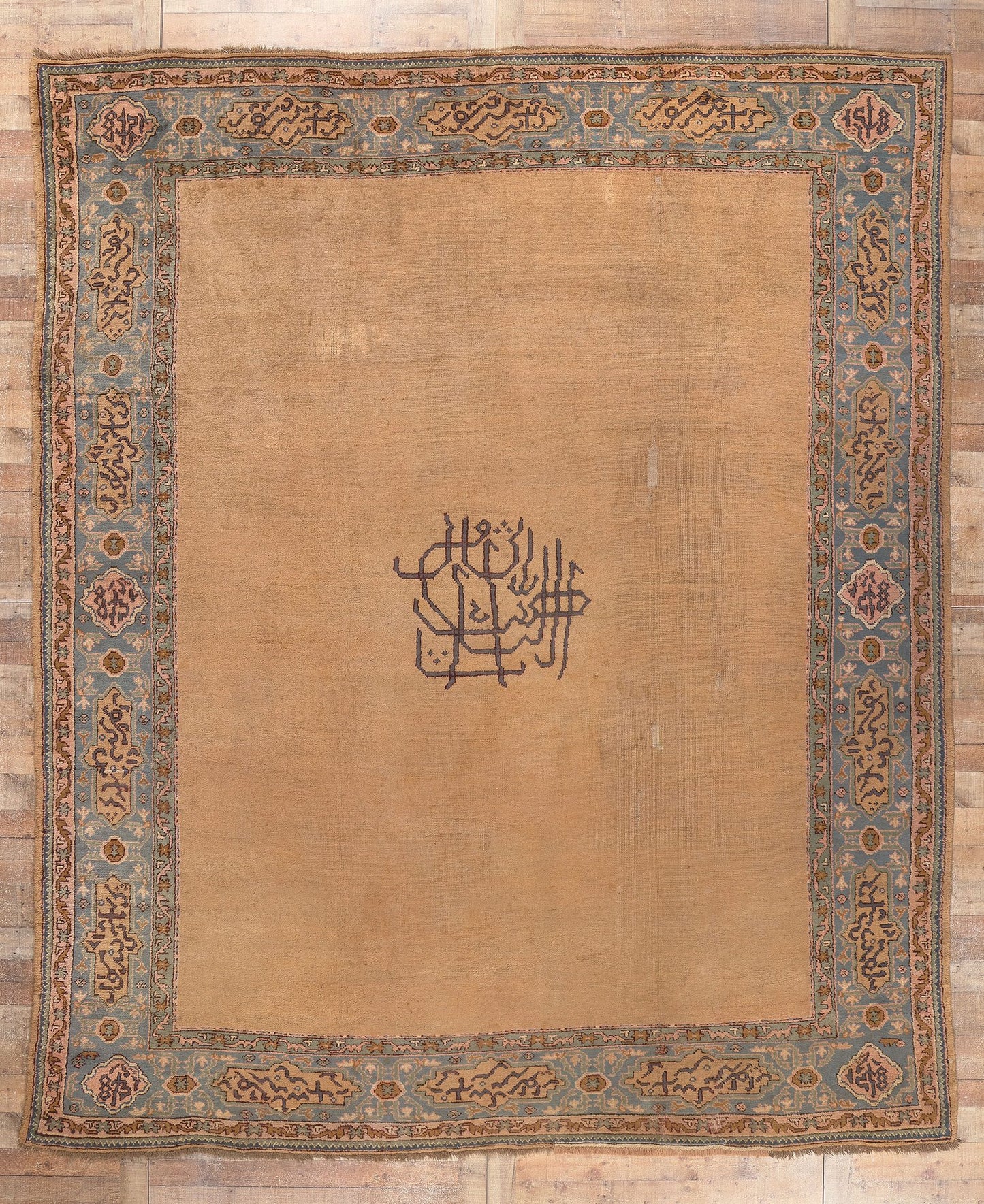 11 x 13 Antique Turkish Oushak Rug 72801
