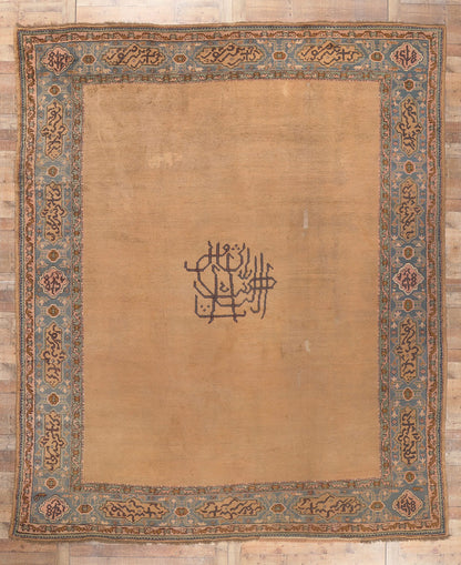 11 x 13 Antique Turkish Oushak Rug 72801
