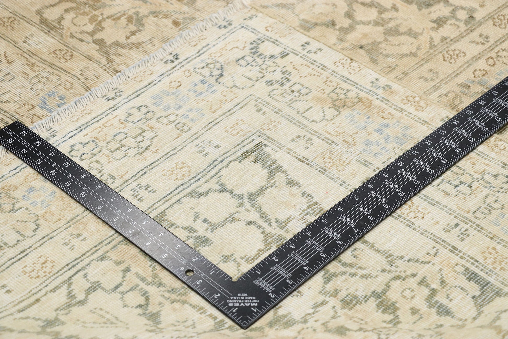 11 x 13 Antique Persian Tabriz Rug 76607