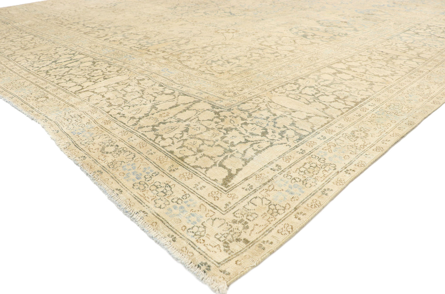 11 x 13 Antique Persian Tabriz Rug 76607