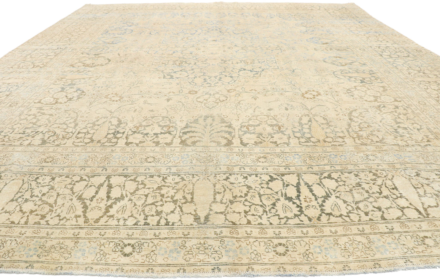 11 x 13 Antique Persian Tabriz Rug 76607