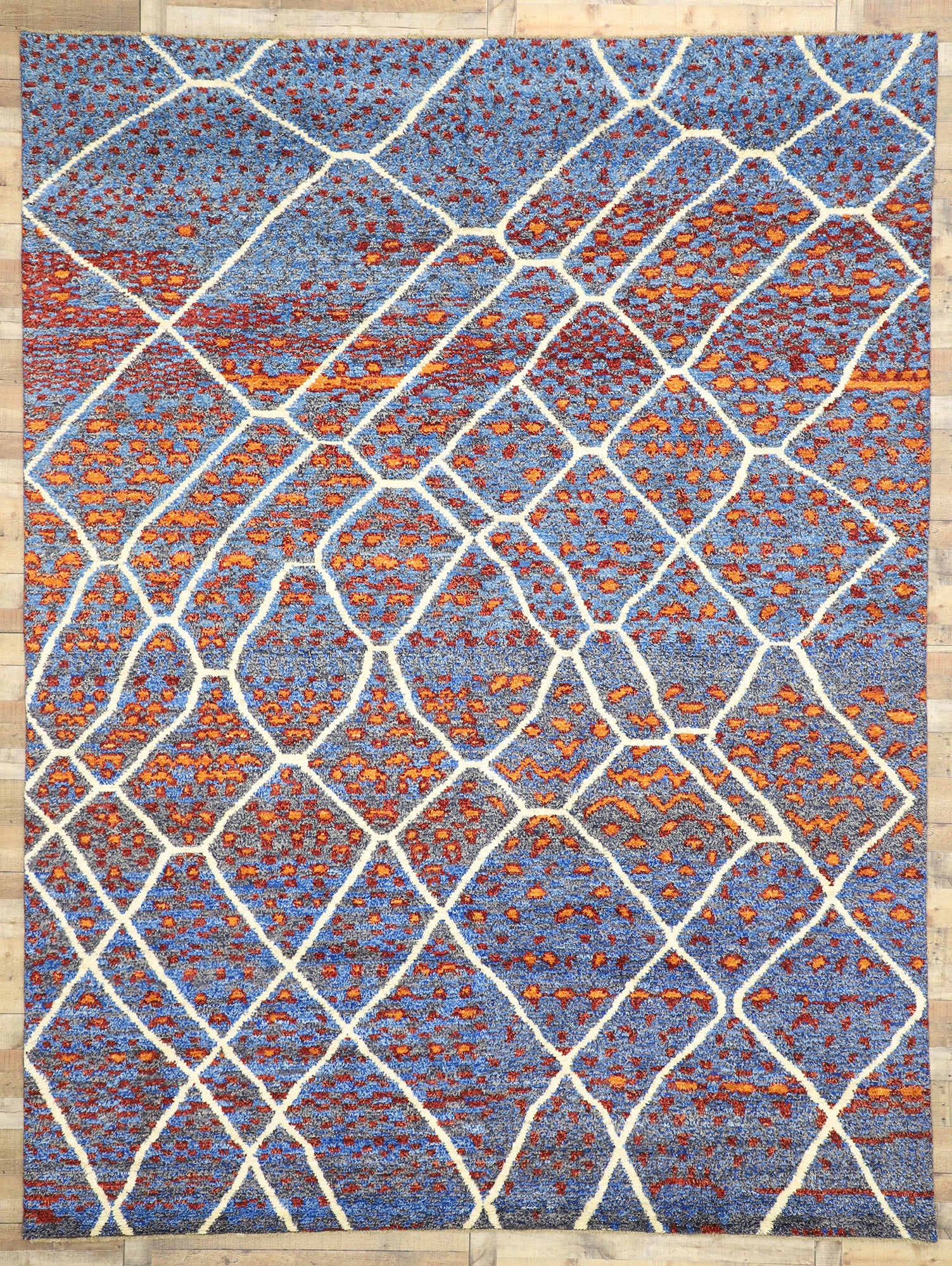 11 x 14 Abstract Moroccan Rug 80484