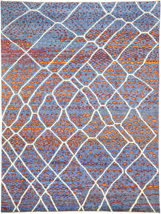 11 x 14 Abstract Moroccan Rug 80484