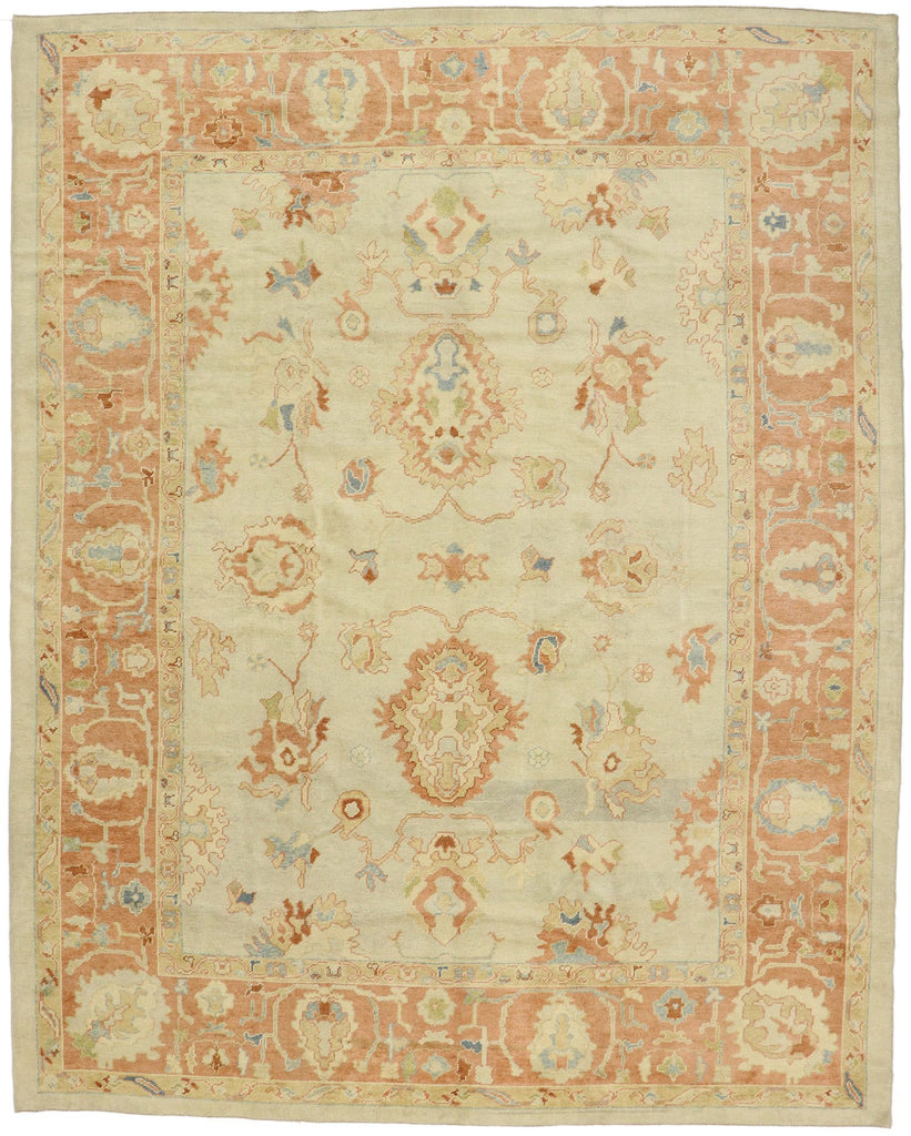 11 x 14 Modern Turkish Oushak Rug 51857